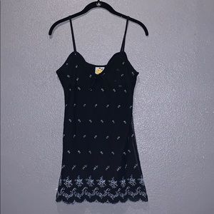 Lingerie style mini dress